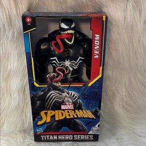 NWT Hasbro Marvel Spider-Man Titan Hero Series Deluxe Venom action figure